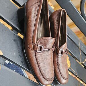 Stuart Weitzman Heeled Loafers Sz 7.5AA